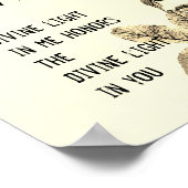 Namaste quote poster natuur (Hoek)