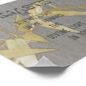 Namaste quote poster natuur kunst (Hoek)