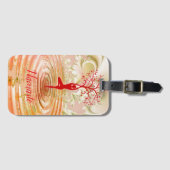 Namaste Quote Tree of Life Zen Yoga Bagagelabel (Voorkant (horizontaal))