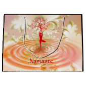 Namaste Quote Tree of Life Zen Yoga Groot Cadeauzakje (Voorkant)