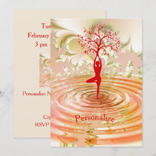 Namaste Quote Tree of Life Zen Yoga Kaart