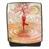 Namaste Quote Tree of Life Zen Yoga Meditation Rugtassen (Voorkant)