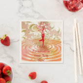 Namaste Quote Tree of Life Zen Yoga Servet (Insitu)