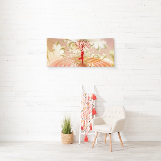 Namaste Quote Tree of Life Zen Yoga Spandoek (Insitu)