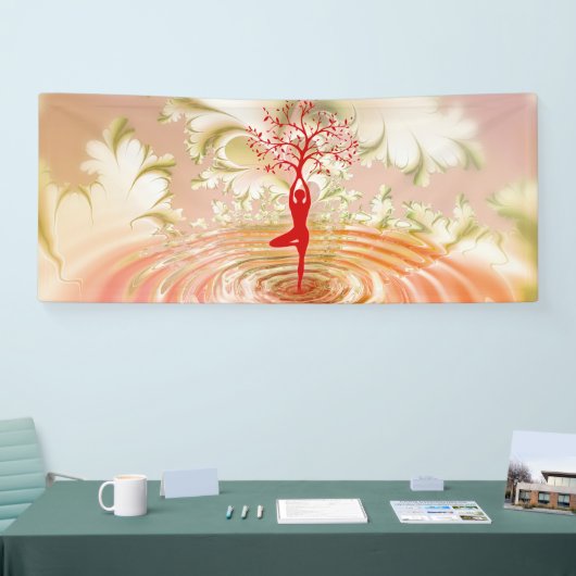 Namaste Quote Tree of Life Zen Yoga Spandoek (Beurs)