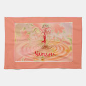 Namaste Quote Tree of Life Zen Yoga Theedoek (Horizontaal)