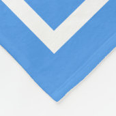 Namaste Quote White Hummingbird Flower Petal Fleece Deken (Hoek)