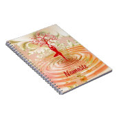 Namaste Quote Yoga Tree of Life Zen Notitieboek (Rechterzijde)