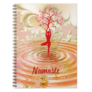 Namaste Quote Yoga Tree of Life Zen Notitieboek