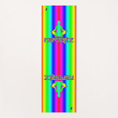 Namaste Rainbow-intenties Yogamat (Voorkant)