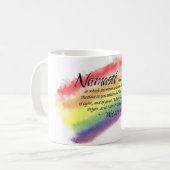Namaste Rainbow Koffiemok (Voorkant links)