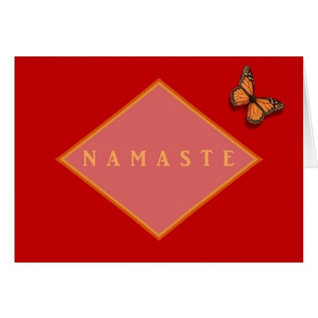 Namaste Rejoice Card (Voorkant Horizontaal)