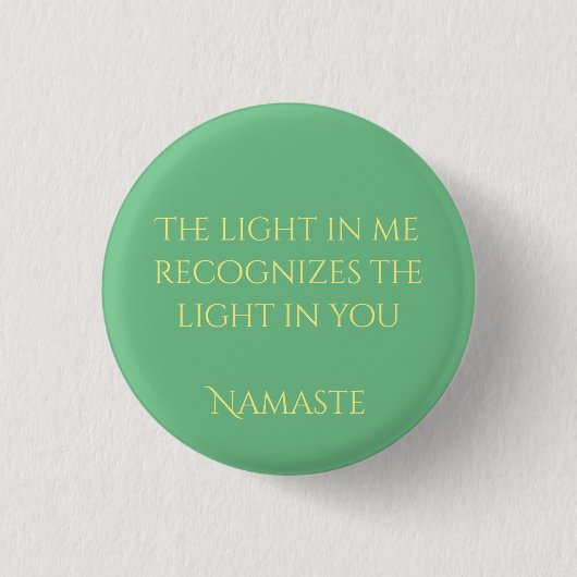 Namaste Ronde Button 3,2 Cm (Voorkant)