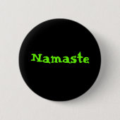 Namaste Ronde Button 5,7 Cm (Voorkant)