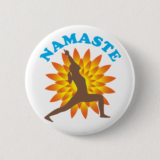Namaste Ronde Button 5,7 Cm (Voorkant)