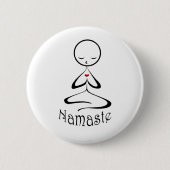 Namaste Ronde Button 5,7 Cm (Voorkant)