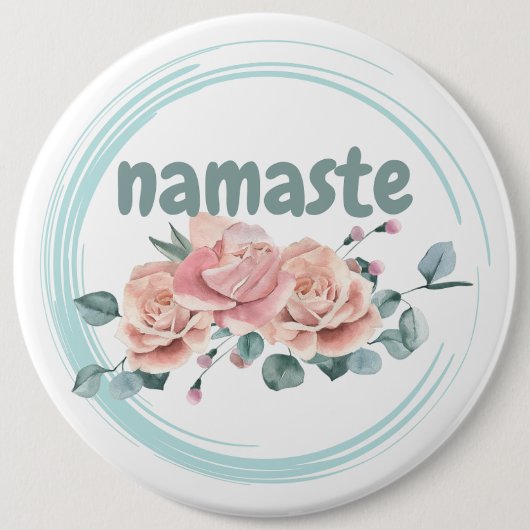 Namaste Ronde Button 6,0 Cm (Voorkant)