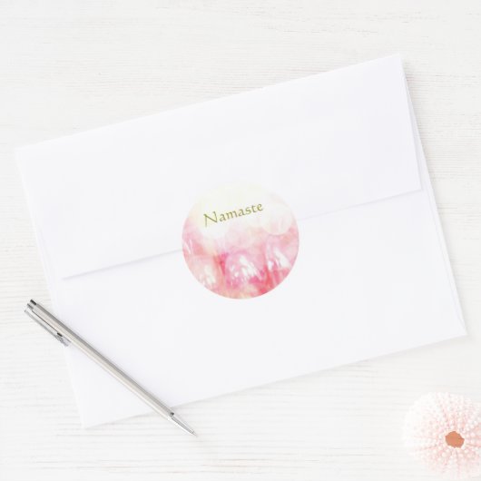 Namaste Ronde Sticker (Envelop)