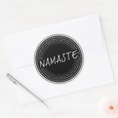 Namaste Ronde Sticker (Envelop)