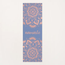 Namaste Roos Gold Mandala Flower Blue