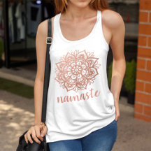 Namaste Roos Gold Mandala Yoga Tanktop