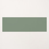 Namaste Sage Groen Eenvoudig Modern Minimalistisch Yogamat (Achterkant (horizontaal))