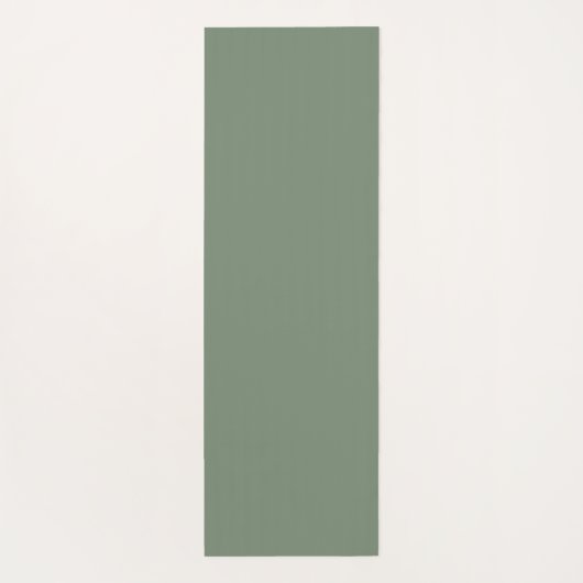 Namaste Sage Groen Eenvoudig Modern Minimalistisch Yogamat (Achterkant)