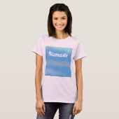 Namaste Serene sky white T-Shirt (Voorkant volledig)