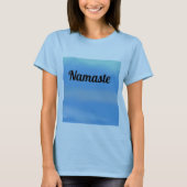 Namaste serene sky yoga T-Shirt (Voorkant)