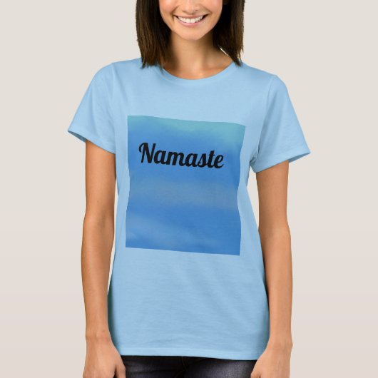Namaste serene sky yoga T-Shirt (Voorkant)