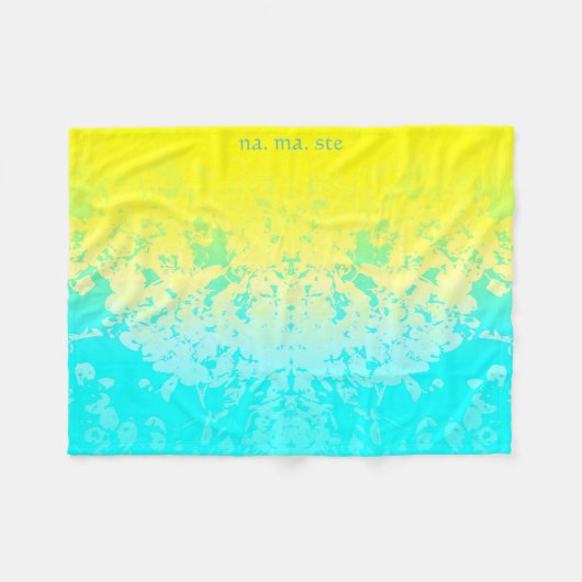 Namaste Shavasana Fleece Deken (Voorkant (Horizontaal))