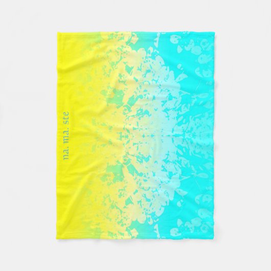 Namaste Shavasana Fleece Deken (Voorkant)