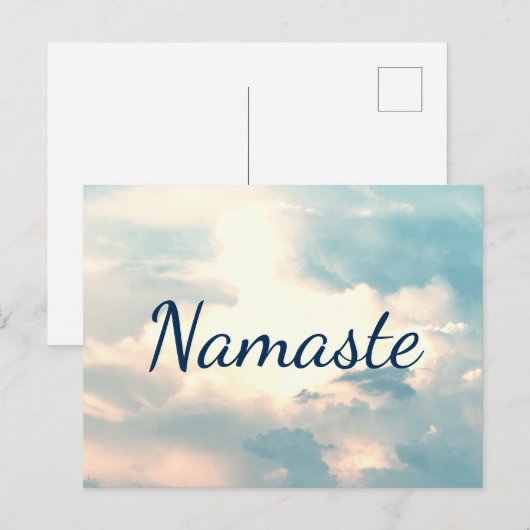 Namaste Sky Scene Briefkaart (Voorkant / Achterkant)