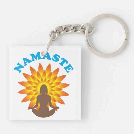 Namaste Sleutelhanger (Achterkant)