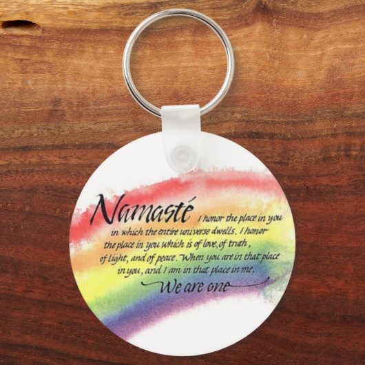 Namaste Sleutelhanger (Voorkant)