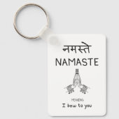 Namaste Sleutelhanger (Voorkant)