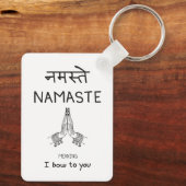 Namaste Sleutelhanger (Achterkant)