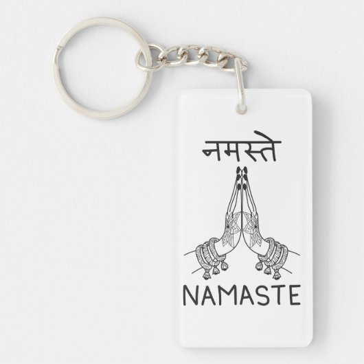 Namaste Sleutelhanger (Voorkant)