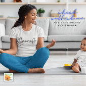 Namaste spiritueel geschenk meditatie yogi meisje t-shirt