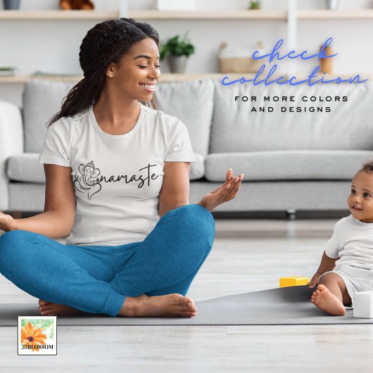 Namaste spiritueel geschenk meditatie yogi meisje t-shirt