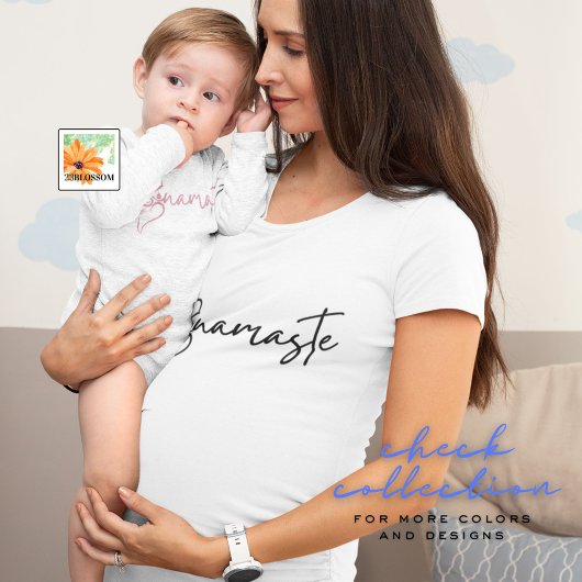 Namaste spiritueel geschenk meditatie yogi meisje t-shirt