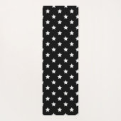 Namaste sterren zwart en roze met aangepaste naam yogamat (Achterkant)