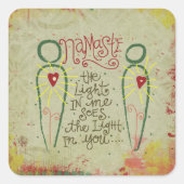 Namaste sticker (Voorkant)