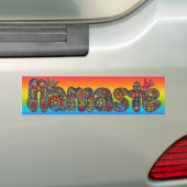 Namaste-sticker van ArtHarmonyCreations Bumpersticker (Op auto)