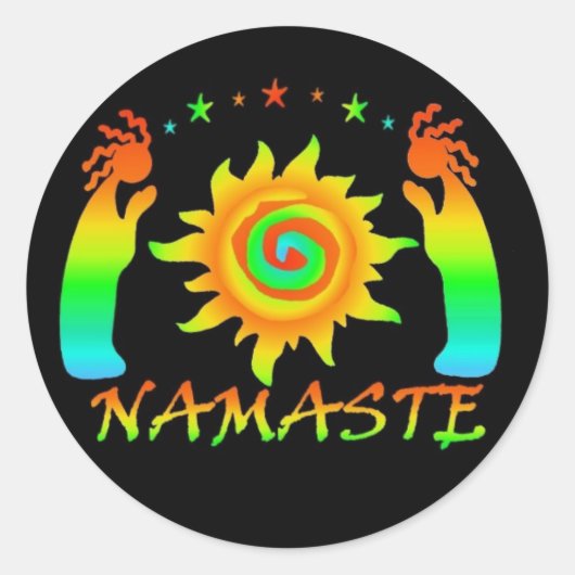 Namaste Stickers (Voorkant)