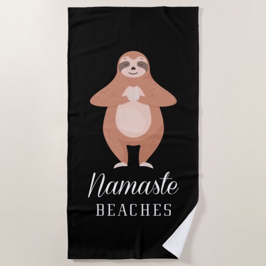 Namaste Stranden Strandlaken (Voorkant)