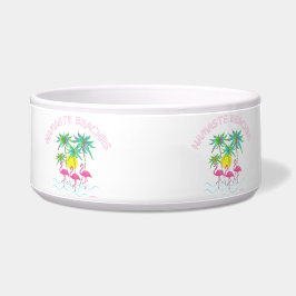 Namaste strandt Yoga Tropic Cute Doggie Graphic Voerbakje