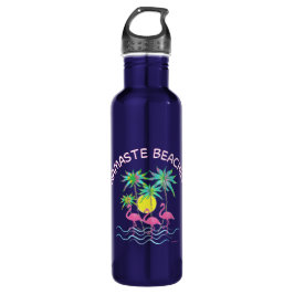 Namaste strandt Zen Yoga Tropic Fun Graphic Waterfles