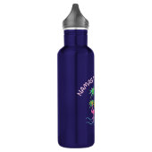 Namaste strandt Zen Yoga Tropic Fun Graphic Waterfles (Links)