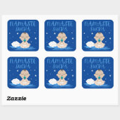 NAMASTE SUCKA grappig baby yoga zangeres Vierkante Sticker (Vel)